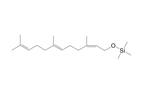 Farnesol <(2Z,6E)->, mono-TMS