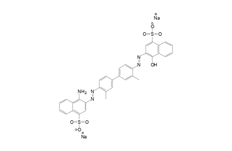 1-Naphthalenesulfonic acid, 4-amino-3-[[4'-[(1-hydroxy-4-sulfo-2-naphthalenyl)azo]-3,3'-dimethyl[1,1'-biphenyl]-4-yl]azo]-, disodium salt