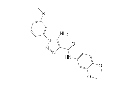 1H-1,2,3-triazole-4-carboxamide, 5-amino-N-(3,4-dimethoxyphenyl)-1-[3-(methylthio)phenyl]-