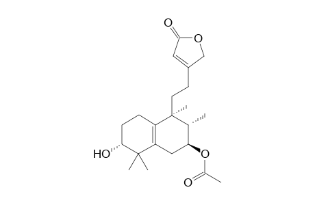 [(2S,3S,4S,7R)-7-hydroxy-3,4,8,8-tetramethyl-4-[2-(5-oxo-2H-furan-3-yl)ethyl]-1,2,3,5,6,7-hexahydronaphthalen-2-yl] acetate