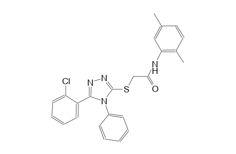 2-{[5-(2-chlorophenyl)-4-phenyl-4H-1,2,4-triazol-3-yl]sulfanyl}-N-(2,5-dimethylphenyl)acetamide