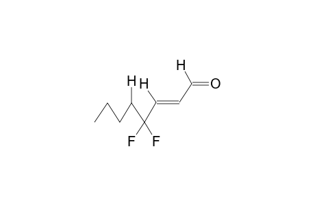 (E)-4,4-DIFLUORO-2-OCTENAL