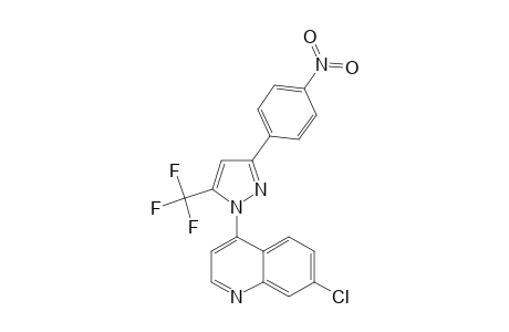 4-[3-(4-NITROPHENYL)-5,5,5-TRIFLUOROMETHYL-1H-PYRROL-1-YL]-7-CHLOROQUINOLINE
