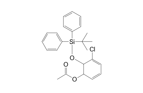 5-Chloro-6-{[(1',1'-dimethylethyl)diphenylsilyl]oxy}-2,4-cyclohexadien-1-yl acetate