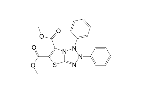 Thiazolo[3,2-d]tetrazole-5,6-dicarboxylic acid, 1,2-dihydro-1,2-diphenyl-, dimethyl ester