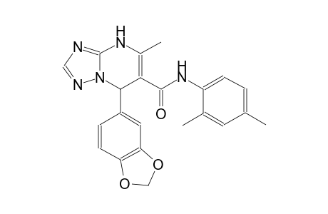7-(1,3-benzodioxol-5-yl)-N-(2,4-dimethylphenyl)-5-methyl-4,7-dihydro[1,2,4]triazolo[1,5-a]pyrimidine-6-carboxamide