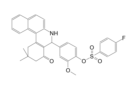 benzenesulfonic acid, 4-fluoro-, 4-(1,2,3,4,5,6-hexahydro-2,2-dimethyl-4-oxobenzo[a]phenanthridin-5-yl)-2-methoxyphenyl ester