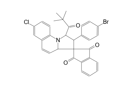 (1'R,2'R)-2'-(4-bromophenyl)-7'-chloro-1'-pivaloyl-2',3a'-dihydro-1'H-spiro[indene-2,3'-pyrrolo[1,2-a]quinoline]-1,3-dione