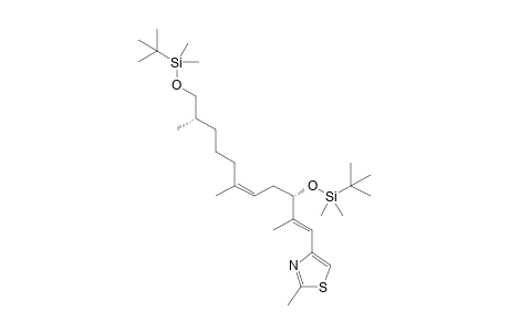 tert-Butyl-[(2S,6Z,9S,10E)-9-[tert-butyl(dimethyl)silyl]oxy-2,6,10-trimethyl-11-(2-methyl-1,3-thiazol-4-yl)undeca-6,10-dienoxy]-dimethyl-silane