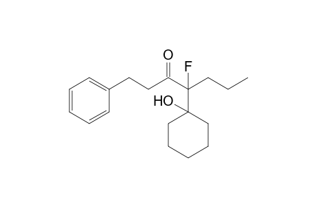 4-Fluoro-4-(1-hydroxycyclohexyl)-1-phenyl-3-heptanone