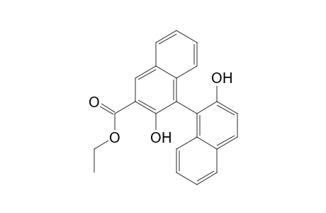 Ethyl 3-hydroxy-4-(2-hydroxynaphthalen-1-yl)naphthalene-2-carboxylate