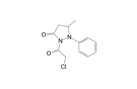 3-Pyrazolidinone, 2-(2-chloroacetyl)-5-methyl-1-phenyl-