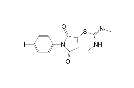 1-(4-iodophenyl)-2,5-dioxo-3-pyrrolidinyl N-methyl-N'-[(E)-methyl]imidothiocarbamate