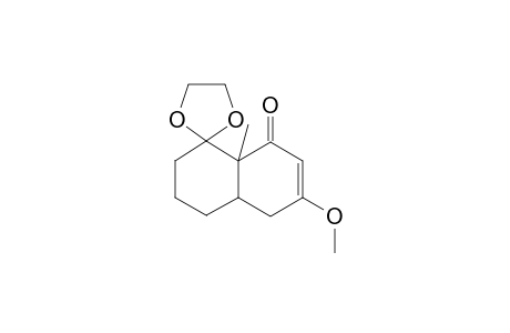 trans-3',4,4a',8a'-tetrahydro-8a'-methyl-6'-methoxy-spiro[1,3-dioxolane-2,1'(2'H)-naphthalen]-8'(5'H)-one