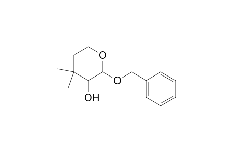 2-Benzyloxy-3-hydroxy-4,4-dimethyltetrahydropyran