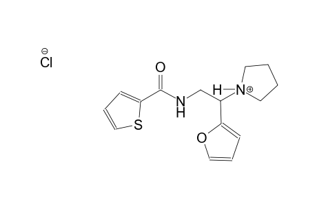 pyrrolidinium, 1-[1-(2-furanyl)-2-[(2-thienylcarbonyl)amino]ethyl]-, chloride