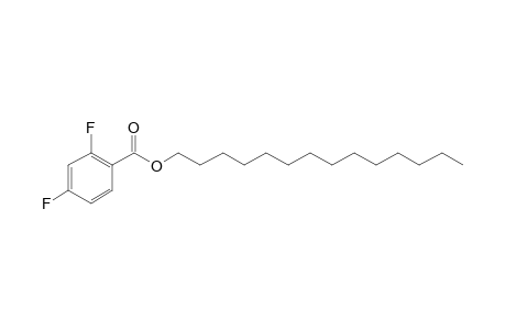 2,4-Difluorobenzoic acid, tetradecyl ester