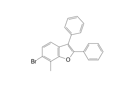 6-bromo-2,3-diphenyl-7-methylbenzofuran