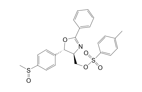 (4S,5S,Ss)-4-Tosyloxymethyl-5-(4-methylsulfinylphenyl)-2-phenyl-4,5-dihydro-1,3-oxazole