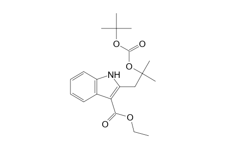 1H-Indole-3-carboxylic acid, 2-[2-[[(1,1-dimethylethoxy)carbonyl]oxy]-2-methylpropyl]-, ethyl ester