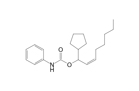 (Z)-1-Cyclopentyloct-2-en-1-yl N-phenylcarbamate