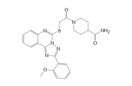 4-piperidinecarboxamide, 1-[[[2-(2-methoxyphenyl)[1,2,4]triazolo[1,5-c]quinazolin-5-yl]thio]acetyl]-