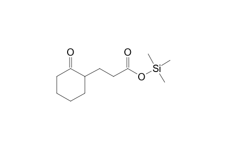 3-(2-Oxocyclohexyl)propanoic acid, trimethylsilyl ester