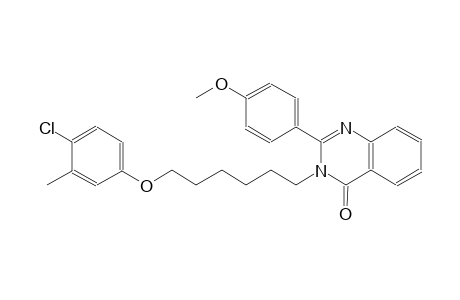 3-[6-(4-chloro-3-methylphenoxy)hexyl]-2-(4-methoxyphenyl)-4(3H)-quinazolinone