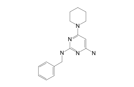 4-AMINO-2-BENZYLAMINO-6-PIPERIDINOPYRIMIDINE