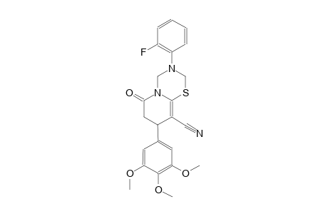 2H,6H-pyrido[2,1-b][1,3,5]thiadiazine-9-carbonitrile, 3-(2-fluorophenyl)-3,4,7,8-tetrahydro-6-oxo-8-(3,4,5-trimethoxyphenyl)-