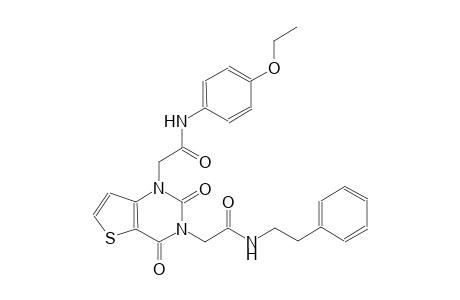 1-[3-(4-ethoxyphenyl)-2-oxopropyl]-3-(2-oxo-5-phenylpentyl)-1H,2H,3H,4H-thieno[3,2-d]pyrimidine-2,4-dione