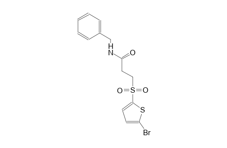 N-benzyl-3-[(5-bromo-2-thienyl)sulfonyl]propanamide