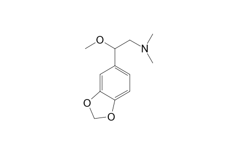 N,N-Dimethyl-beta-methoxy-3,4-methylenedioxyphenethylamine