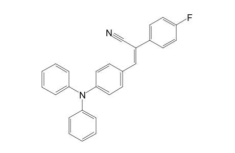 (Z)-3-(4-(diphenylamino)phenyl)-2-(4-fluorophenyl)acrylonitrile