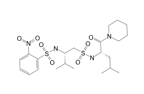 N-[(2S)-3-methyl-1-[[(2S)-4-methyl-1-oxo-1-piperidin-1-ylpentan-2-yl]sulfamoyl]butan-2-yl]-2-nitrobenzenesulfonamide