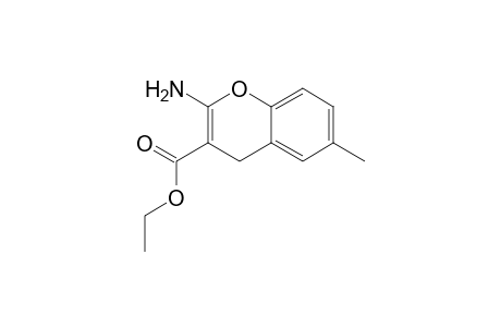 2-Amino-3-ethoxycarbonyl-6-methyl-4H-chromene