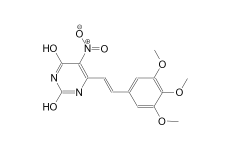 2,4-pyrimidinediol, 5-nitro-6-[(E)-2-(3,4,5-trimethoxyphenyl)ethenyl]-