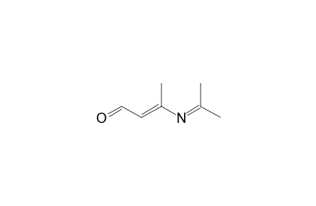 2-Butenal, 3-[(1-methylethylidene)amino]-