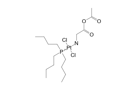 DICHLORO-(ACETIC-ACID-GLYCIN-ANHYDRIDE)-(TRIBUTYLPHOSPHANE)-PLATIN-(2)