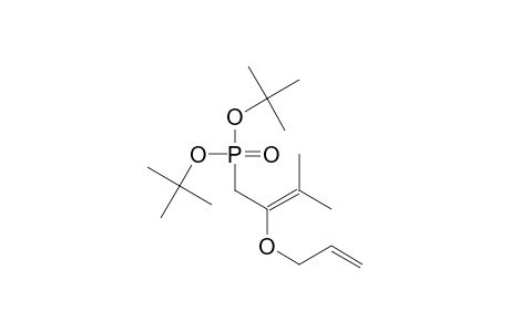 Phosphonic acid, [3-methyl-2-(2-propenyloxy)-2-butenyl]-, bis(1,1-dimethylethyl) ester