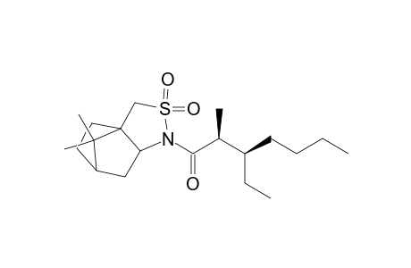 N-[(2S,3S)-3-ethyl-2-methylheptanoyl]bornane-10,2-sultam