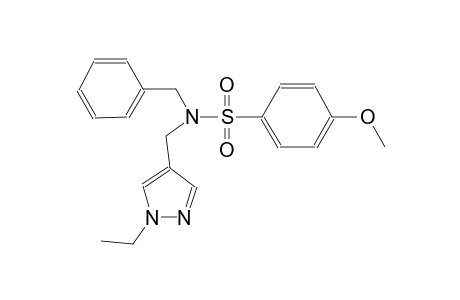 benzenesulfonamide, N-[(1-ethyl-1H-pyrazol-4-yl)methyl]-4-methoxy-N-(phenylmethyl)-