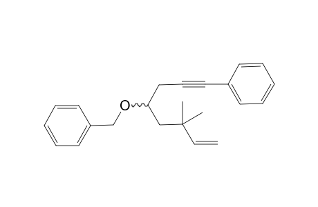 5-Benzyloxy-3,3-dimethyl-8-phenyloct-7-yn-1-ene
