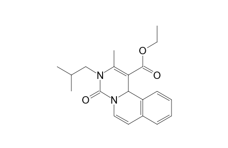 Ethyl 2-methyl-4-oxo-3-isobutyl-3,11b-dihydro-4H-pyrimido[6,1-a]isoquinoline-1-carboxylate