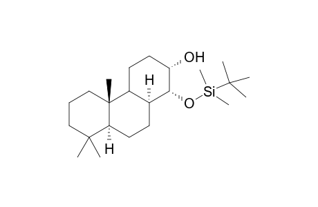 14.alpha.-t-Butyldimethylsilyloxy-8-epi-podocarpan-13.alpha.-ol
