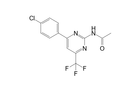 4-Trifluoromethyl-6-(4-chlorophenyl)-2-acetylaminopyrimidine