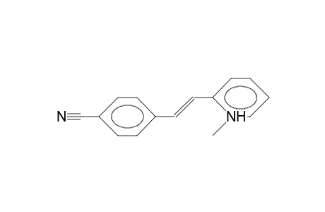 2-(4-Cyano-styryl)-N-methyl-pyridinium cation