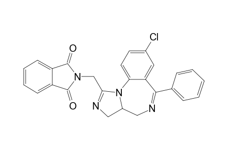 8-Chloro-3a,4-dihydro-6-phenyl-1-phthalimidomethyl-3H-imidazo[1,5-a][1,4]-benzodiazepine