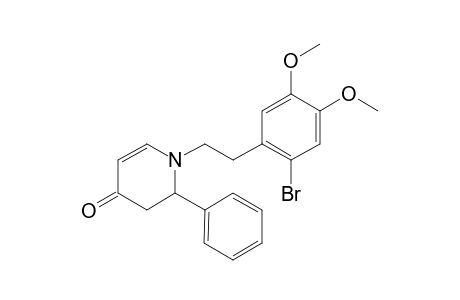 N-[2-(2-Bromo-4,5-dimethoxyphenyl)ethyl]-2,3-didehydro-4-oxo-6-phenylpiperidine