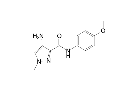 Pyrazole-3-carboxamide, N-(4-methoxyphenyl)-4-amino-1-methyl-
